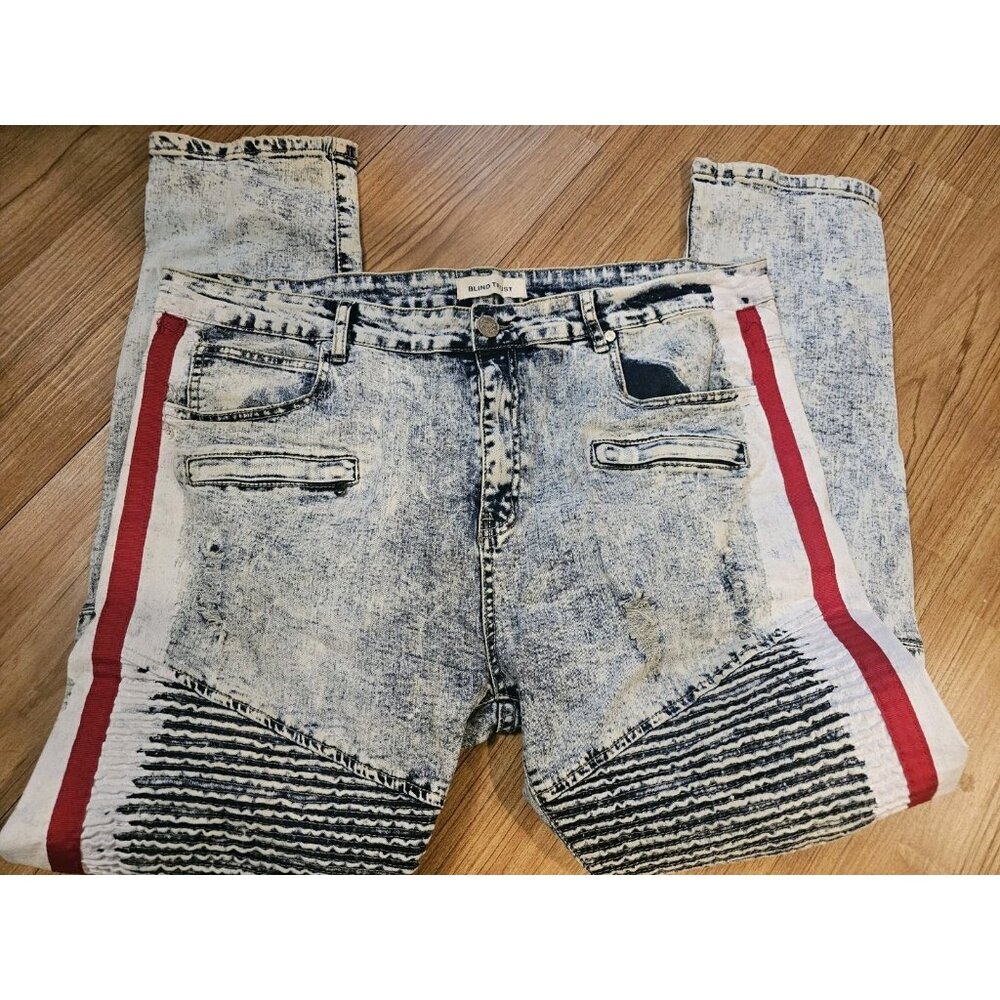 Blind Trust Denim Jean Distressed Mens Size W40 L32